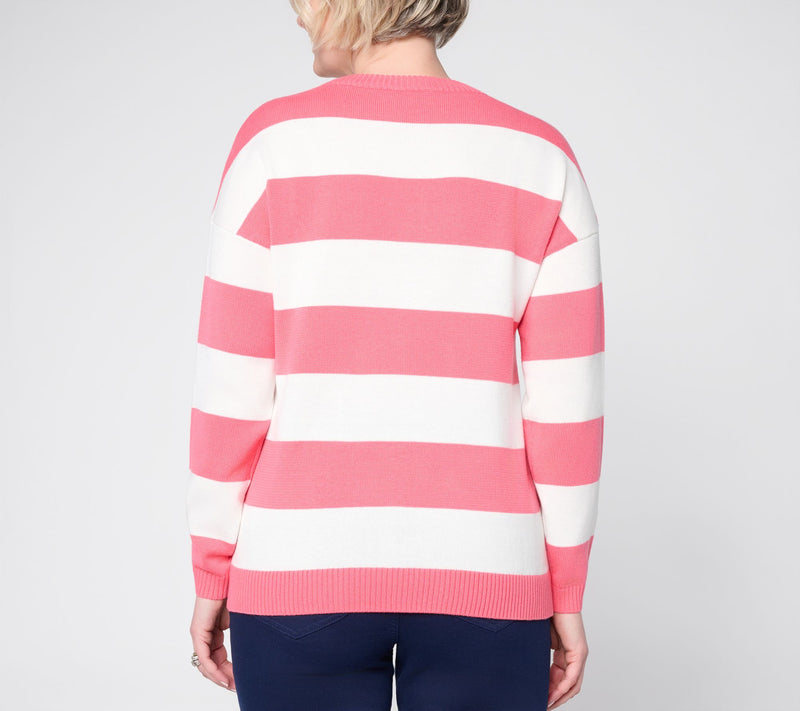 Liberty Belles by Kim Gravel Stars and Stripes Summer Sweater — View 4