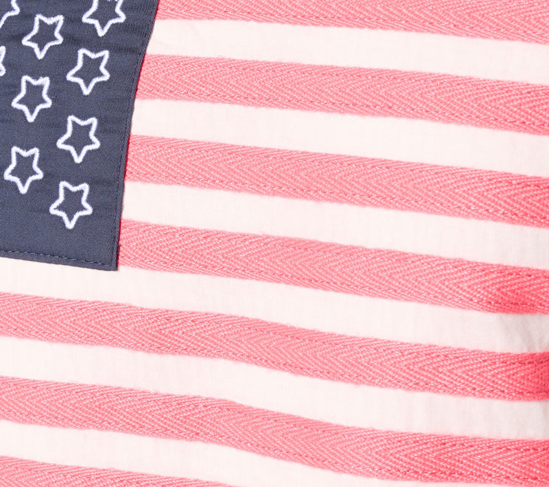 Liberty Belles by Kim Gravel TripleLuxe Knit American Woman Flag Tee — View 5
