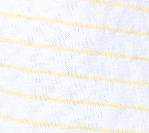Belle Beach by Kim Gravel Regular Slub 100% Cotton Striped Sweater — View 2