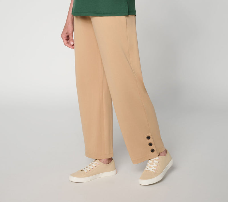 Cuddl Duds Flexwear Button Hem Lounge Pant — View 12