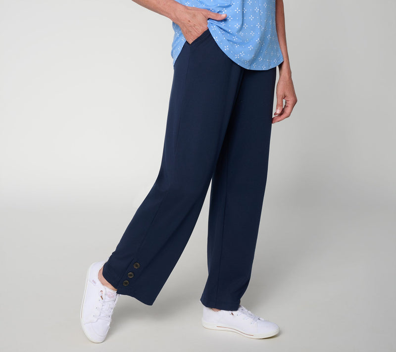 Cuddl Duds Flexwear Button Hem Lounge Pant — Main view