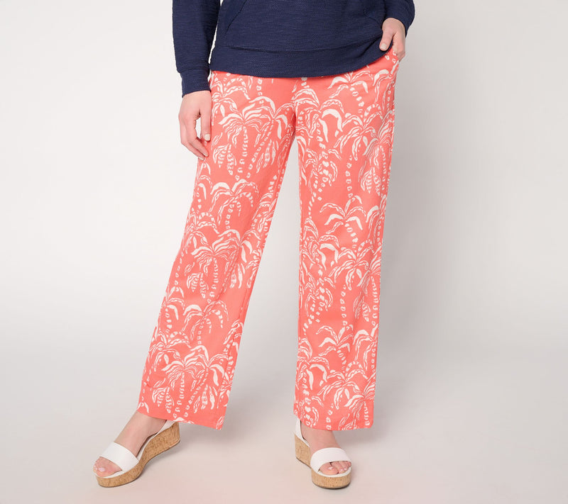 Belle Beach by Kim Gravel Regular Cabana Knit Bahama Breeze Pant — Main view