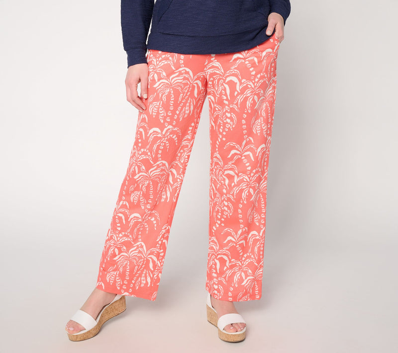 Belle Beach by Kim Gravel Petite Cabana Knit Bahama Breeze Pant — View 13