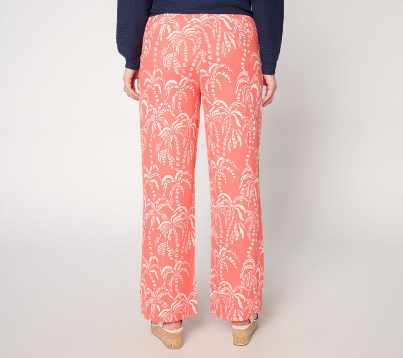 Belle Beach by Kim Gravel Petite Cabana Knit Bahama Breeze Pant — View 4