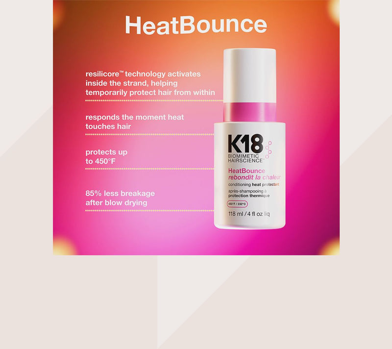 K18 HeatBounce Conditioning Heat Protectant 4oz Spray — View 2