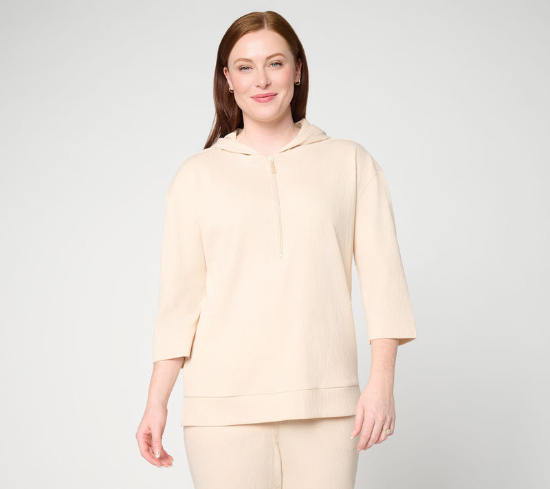 Belle by Kim Gravel Packabelle Ready to Resort Half Zip Hoodie — View 14