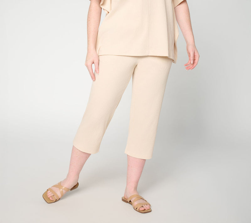 Belle by Kim Gravel Regular Packabelle Solid Capri — View 13