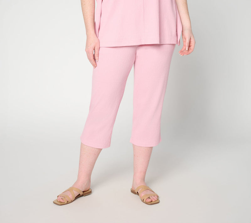Belle by Kim Gravel Petite Packabelle Solid Capri — Main view