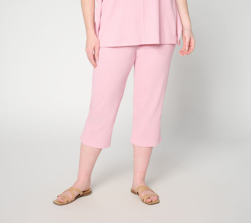 Belle by Kim Gravel Petite Packabelle Solid Capri — View 11