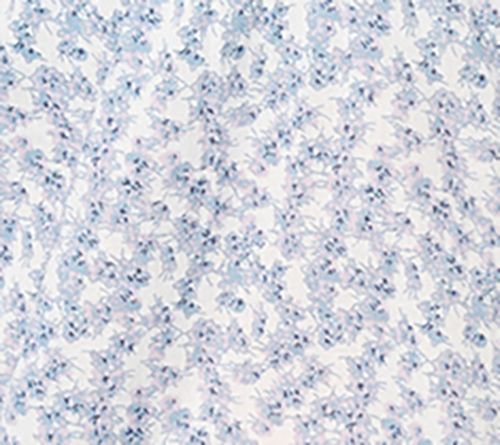 Me by Jennie Garth 100% Cotton Lace Detail Printed Blouse — View 10