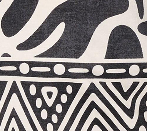 Belle by Kim Gravel Cabana Knit Stunning Border Print Top — View 9