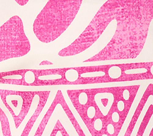 Belle by Kim Gravel Cabana Knit Stunning Border Print Top — View 10