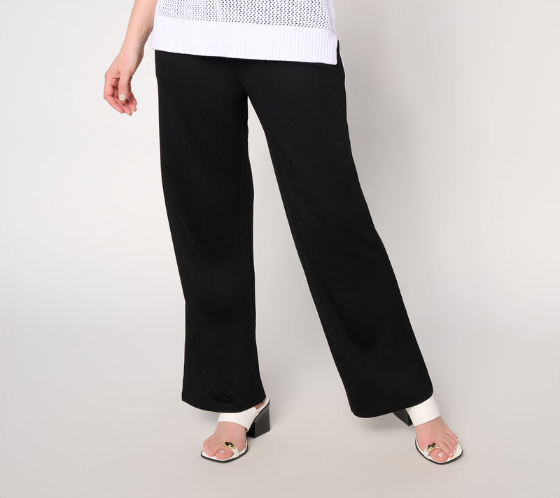 Belle by Kim Gravel Regular Cabana Knit Full Length Pant — View 11