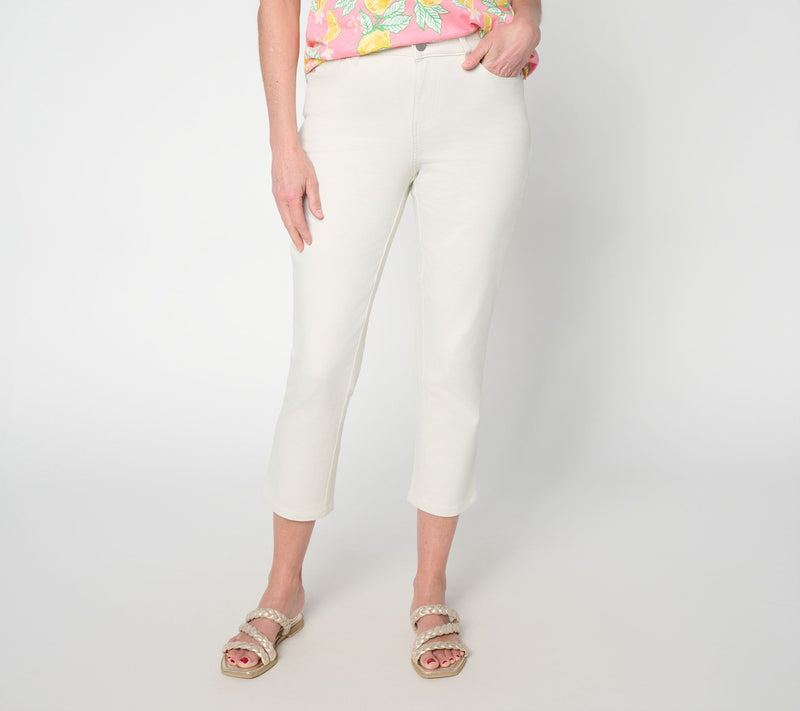 Belle by Kim Gravel Regular Primabelle Girlfriend Twill Crop Jean — Main view