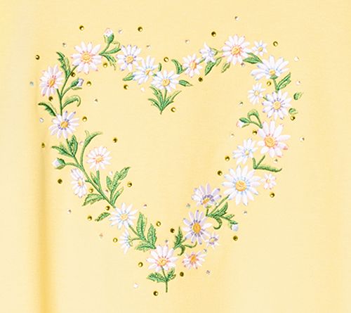 Quacker Factory Seize the Daisy 3/4 Sleeve Top — View 11
