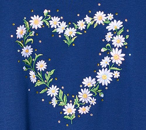 Quacker Factory Seize the Daisy 3/4 Sleeve Top — View 12