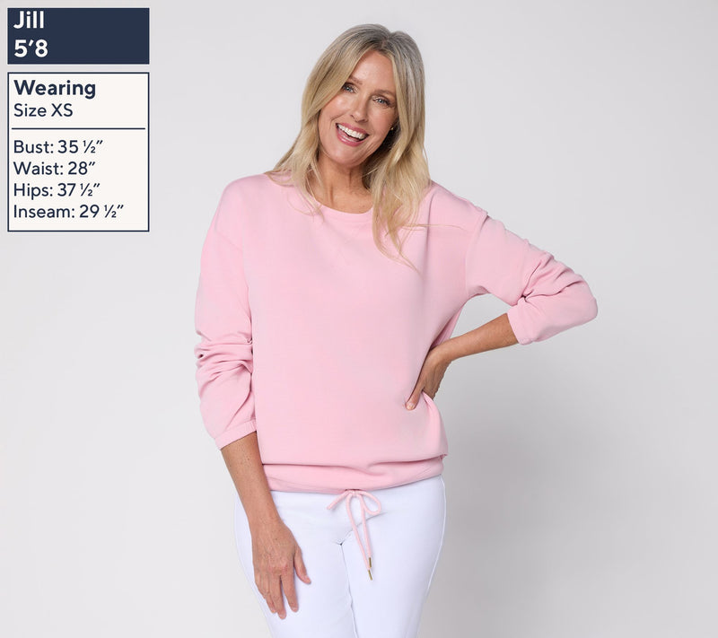 Belle by Kim Gravel ScubaLuxe Easy Does It Drawstring Top — View 5
