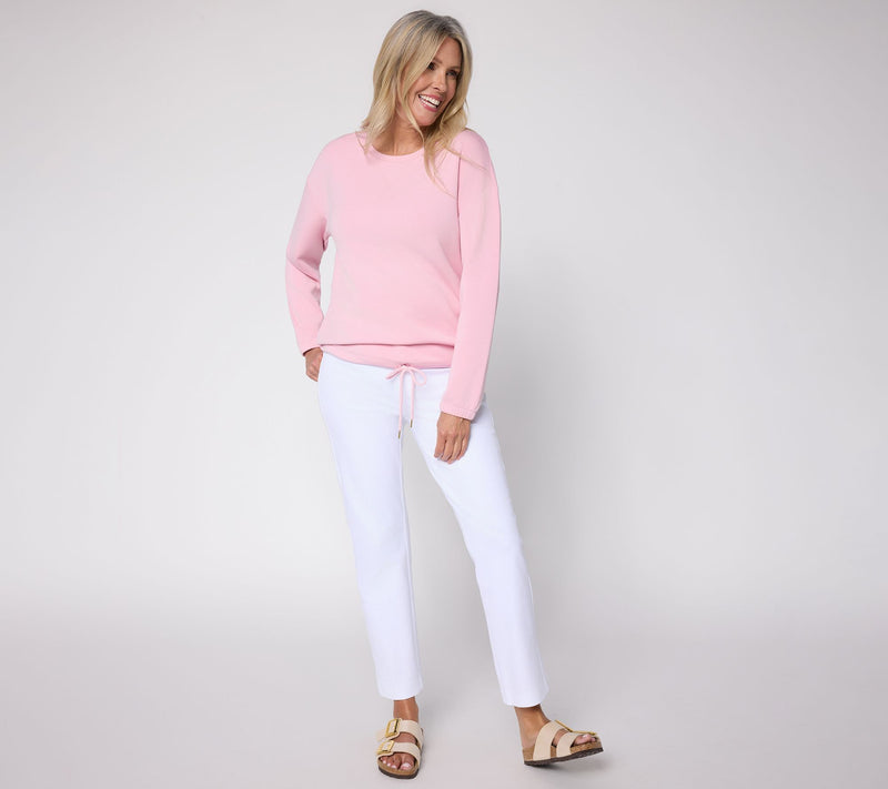 Belle by Kim Gravel ScubaLuxe Easy Does It Drawstring Top — View 7