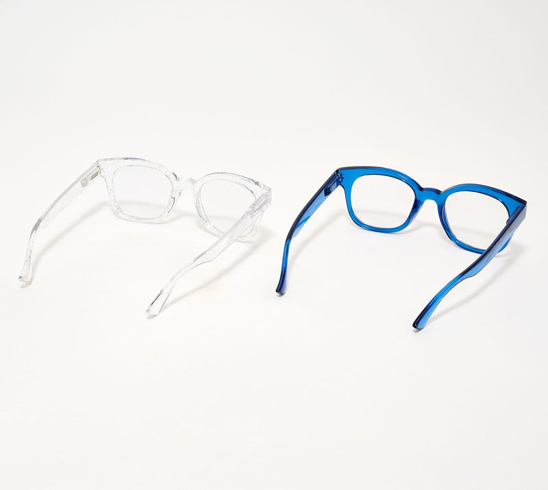 Hummingbird Betsy Set of 2 Auto-Tint Blue Light Sun Readers, 0-2.5 — View 5