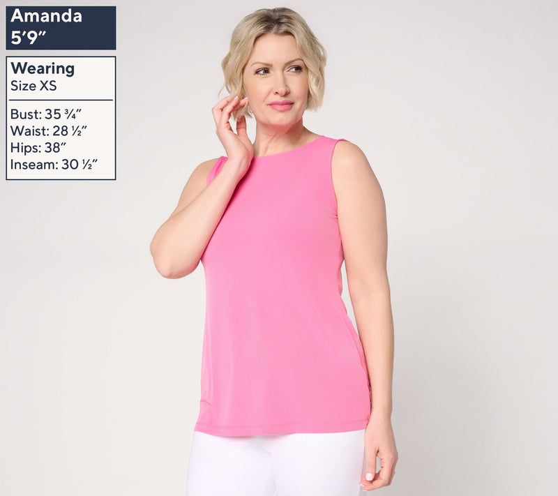 Susan Graver Essentials Liquid Knit Set of 3 Tank Tops — View 11
