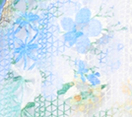 Susan Graver Printed Lace Button Front Camp Shirt — View 11