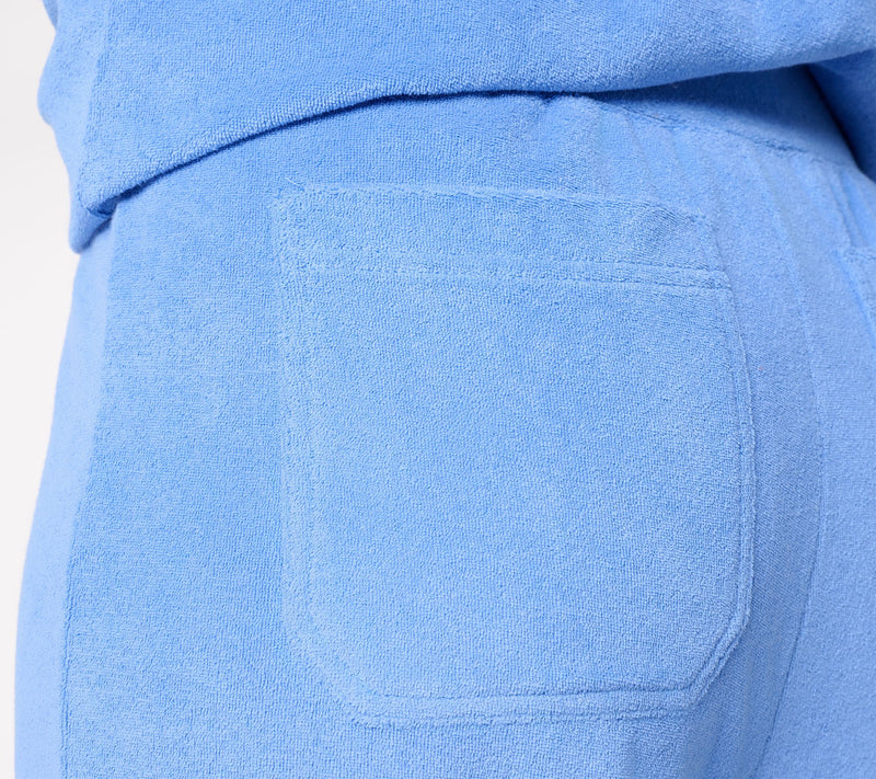 Susan Graver Weekend Regular Terry Straight Leg Pants with On-Seam Pockets — View 6