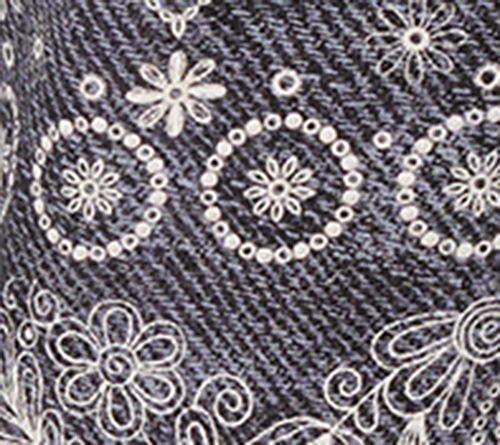 Susan Graver Weekend Regular Printed Linen Blend Wide Leg Crop Pants — View 9