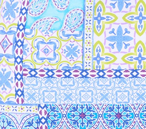 Susan Graver Weekend Regular Printed French Terry Wrap Skort — View 6