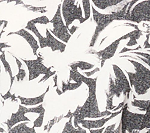 Susan Graver Regular Printed Liquid Knit Fit & Flare Midi Dress — View 6