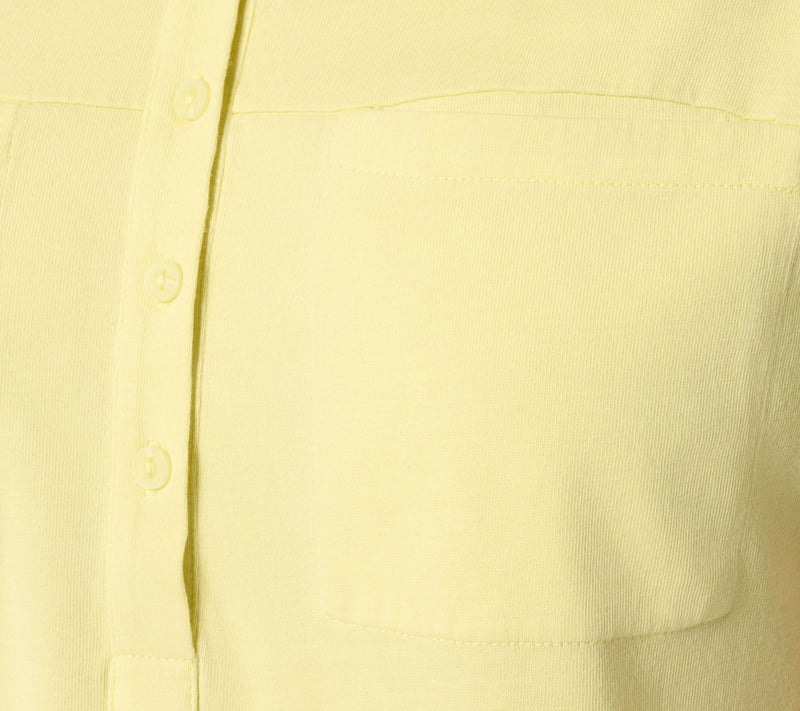 AnyBody Washed Cotton Henley Tee — View 9