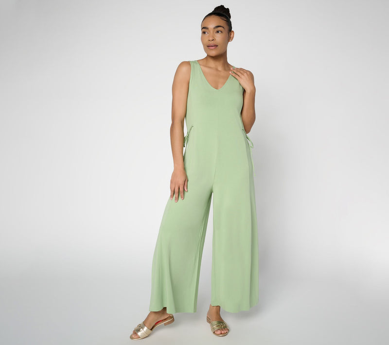 AnyBody Regular Cozy Knit Jersey All-Star Jumpsuit — Main view
