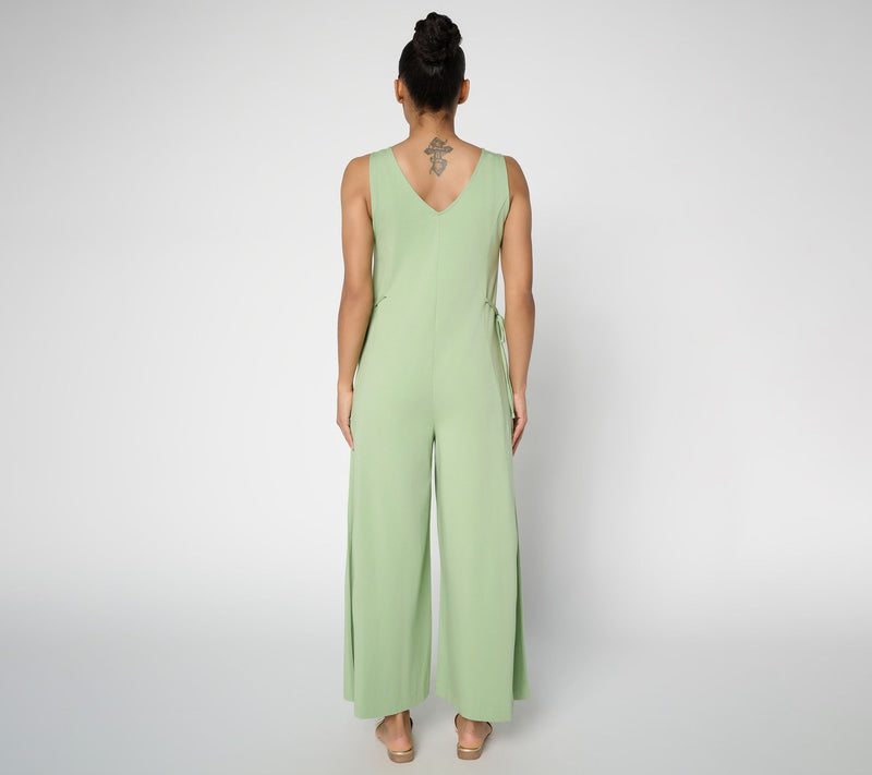 AnyBody Tall Cozy Knit Jersey All-Star Jumpsuit — View 4