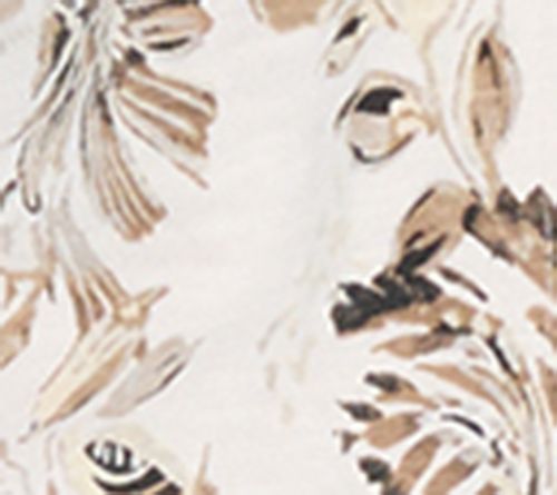 Denim & Co. Printed Linen Blend Button Front Top — View 7