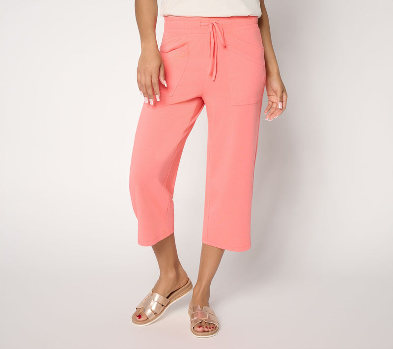 AnyBody Tall Cozy Knit Jersey Capri Pants — View 7