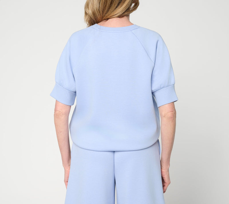 Martha Stewart Signature Comfort Raglan Pullover Top — View 4