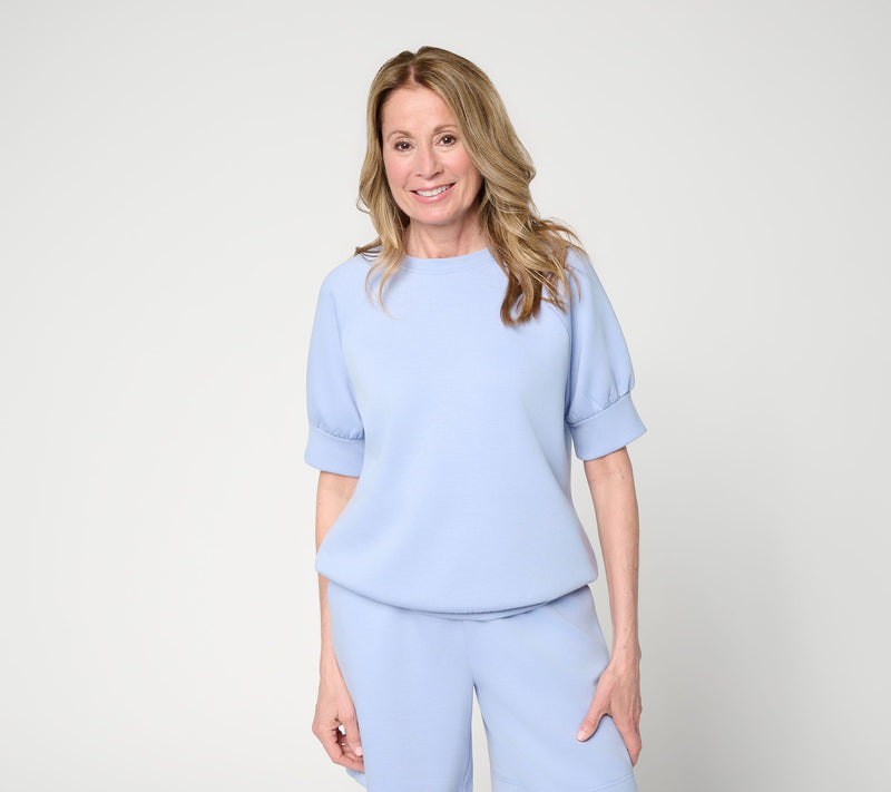 Martha Stewart Signature Comfort Raglan Pullover Top — View 10