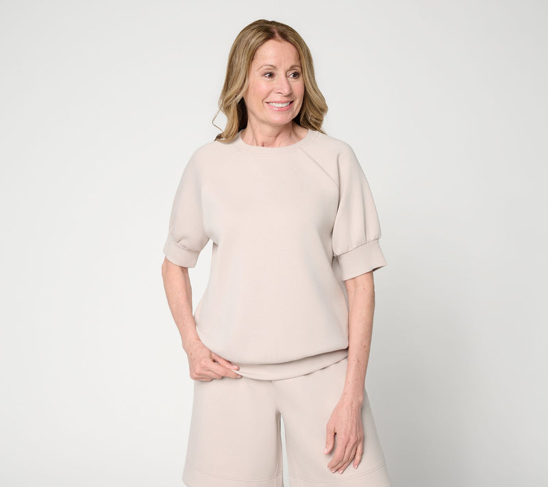 Martha Stewart Signature Comfort Raglan Pullover Top — View 11