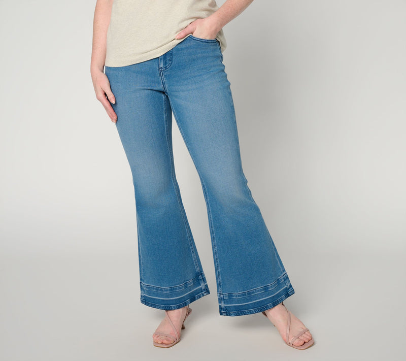 Mally Roncal Regular Full Length FierceFlex Bootcut Jeans — View 5