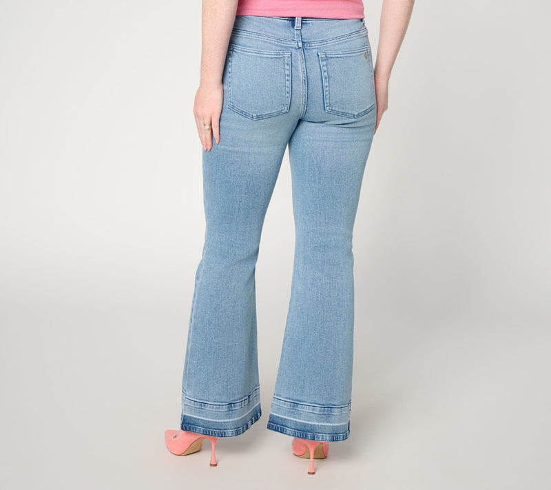 Mally Roncal Petite Full Length FierceFlex Bootcut Jeans — View 6