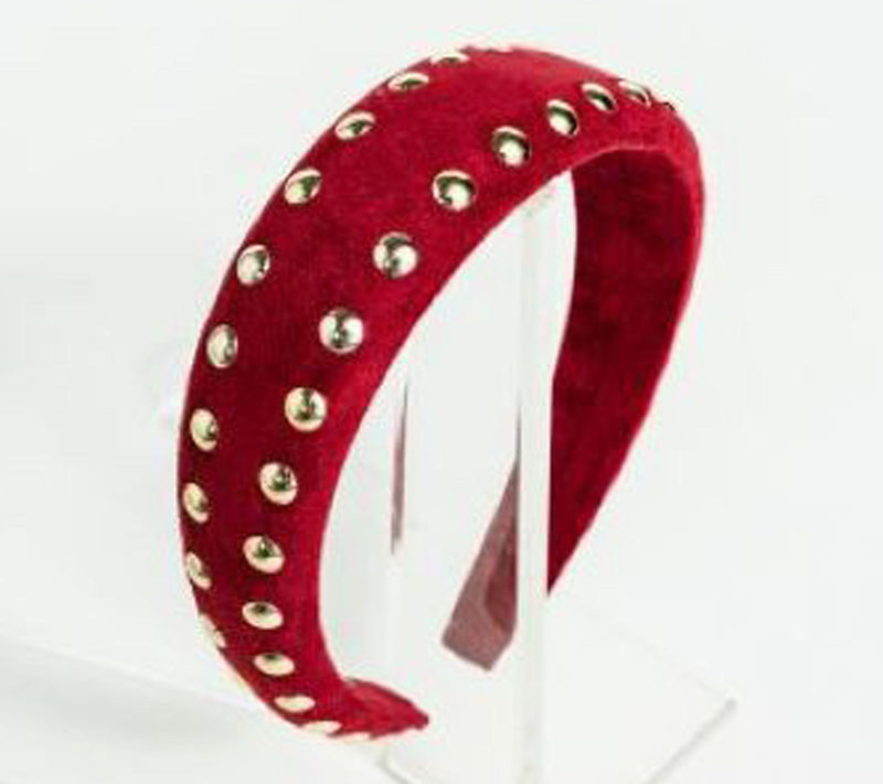 Violet and Brooks Laurel Suede Headband — View 9