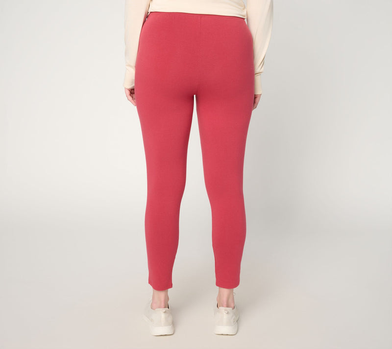 Denim & Co. Active Regular Duo Stretch Slim Leg Crop Pants — View 7