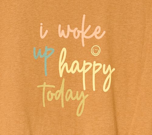 Peace Love World Printed Affirmation Tee Shirt — View 4