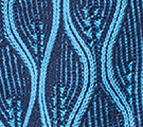 Susan Graver Jacquard Open Front Bell Sleeve Cardigan — View 11