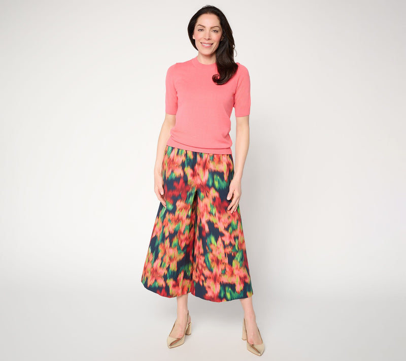 Carla Rockmore Collection All Season Yarn Elbow Sleeve Sweater — View 5