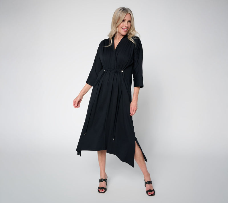 Carla Rockmore Collection Regular Jersey Cinched Waist Midi Dress — View 13