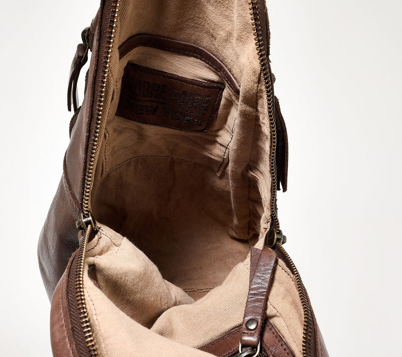 Libre Faire Travel Leather Sling — View 5