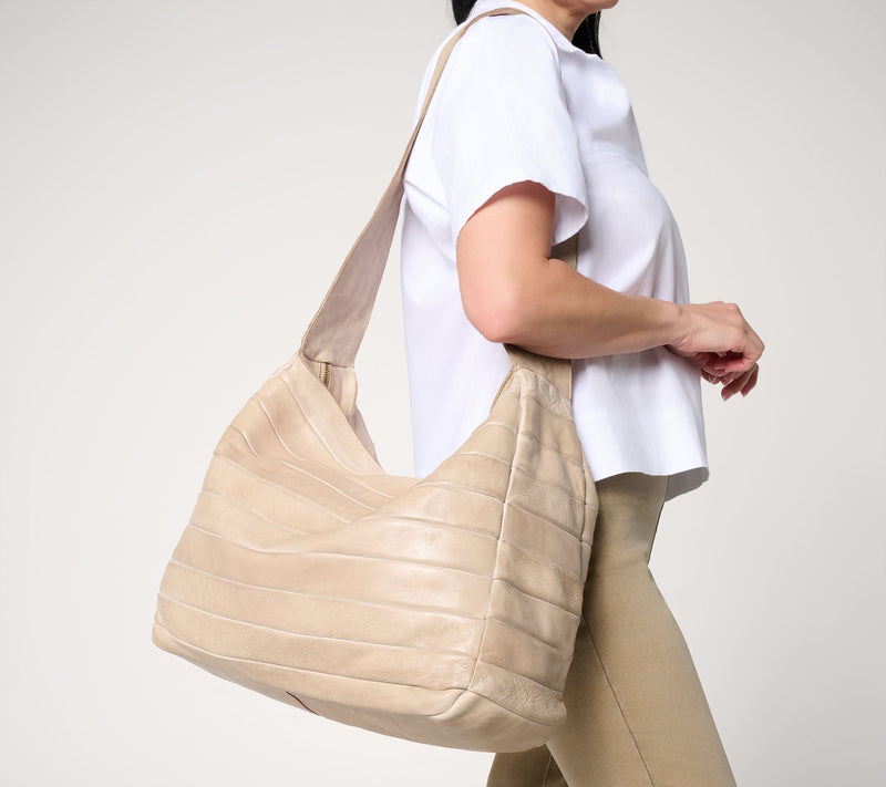 Libre Faire Day Trip Quilted Leather Hobo Bag — View 3