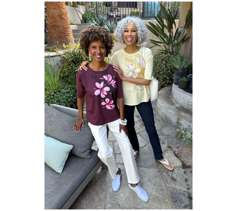 BEAUTIFUL by Lawrence Zarian Placed Print Mixed Media Top — View 7