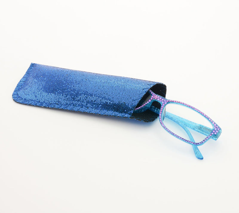 Kirks Folly Glitter Goddess Reading Glasses 0-2.5 — View 3
