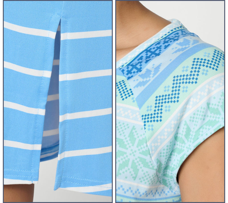 MUK LUKS Cloud Knit 2 Pack Short Sleeve Dresses — View 5